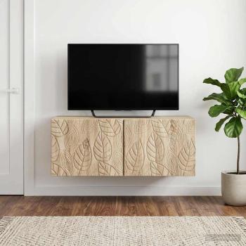 ARDEBO.de - Wandmontierter TV-Schrank 59,5 x 41 x 30 cm Sonoma-Eiche