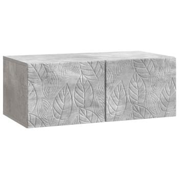 Wandmontierter TV-Schrank 59,5 x 41 x 30 cm Betongrau
