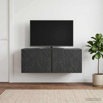ARDEBO.de - Wandmontierter TV-Schrank 78,5 x 41 x 30 cm Schwarz