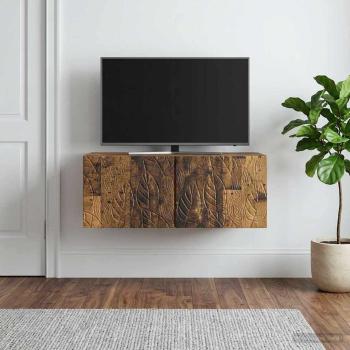 Wandmontierter TV-Schrank 78,5 x 41 x 30 cm Altholz