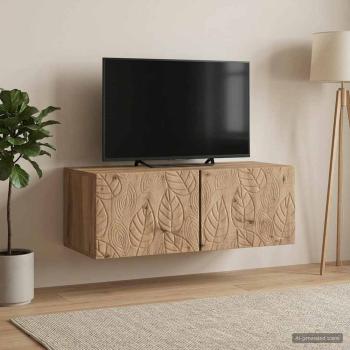Wandmontierter TV-Schrank 78,5 x 41 x 30 cm Artisan-Eiche