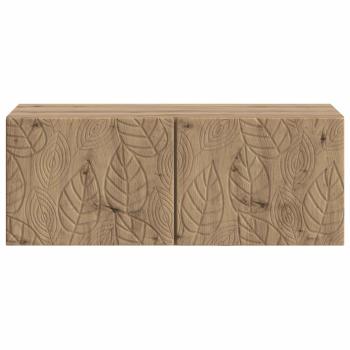 Wandmontierter TV-Schrank 59,5 x 31 cm Artisan-Eiche