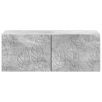 Wandmontierter TV-Schrank 78,5 x 31 cm Betongrau Holzwerkstoff