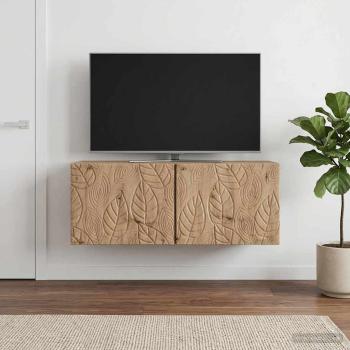Wandmontierter TV-Schrank 78,5 x 31 cm Artisan-Eiche