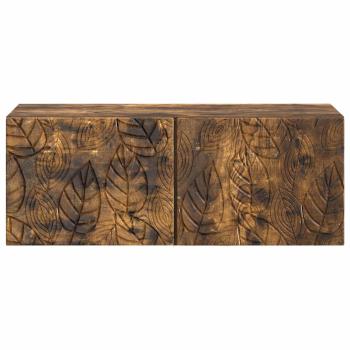 Wandmontierter TV-Schrank 98 x 31 cm Geräucherte Eiche