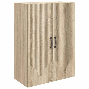 Wandschrank 66 x 34,5 x 90 cm Holzwerkstoff Sonoma-Eiche