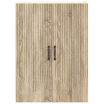 Wandschrank 66 x 34,5 x 90 cm Holzwerkstoff Sonoma-Eiche