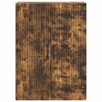 Wandschrank 66 x 34,5 x 90 cm Holzwerkstoff Räuchereiche