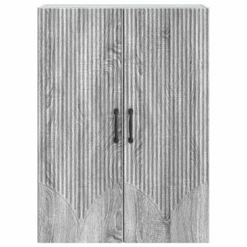 Wandschrank 66 x 34,5 x 90 cm Holzwerkstoff Sonoma-Grau