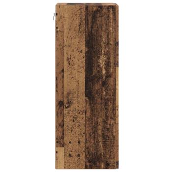 Wandschrank 66 x 34,5 x 90 cm Holzwerkstoff Altholz