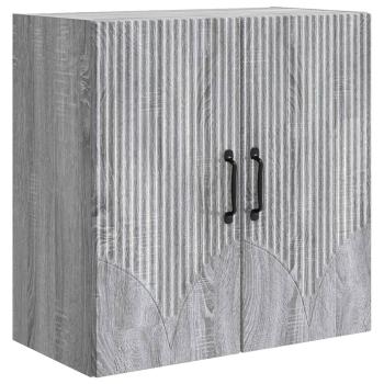 Wandschrank 59 x 31 x 60 cm Holzwerkstoff Sonoma-Grau