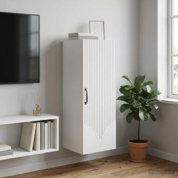 ARDEBO.de - Wandschrank Weiß 33 x 34,5 x 90 cm Holzwerkstoff