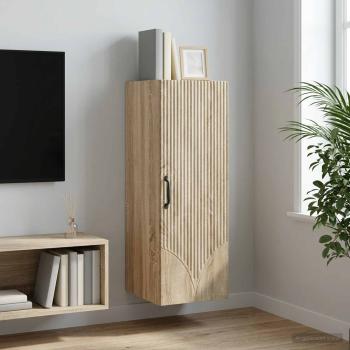 ARDEBO.de - Wandschrank 33 x 34,5 x 90 cm Holzwerkstoff Sonoma-Eiche