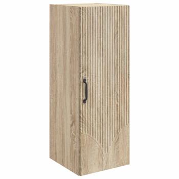 Wandschrank 33 x 34,5 x 90 cm Holzwerkstoff Sonoma-Eiche