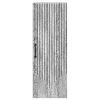 Wandschrank 33 x 34,5 x 90 cm Holzwerkstoff Sonoma-Grau