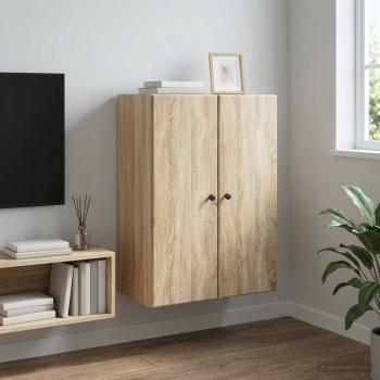 ARDEBO.de - Wandschrank 66 x 34,5 x 90 cm Holzwerkstoff Sonoma-Eiche