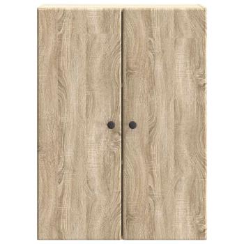 Wandschrank 66 x 34,5 x 90 cm Holzwerkstoff Sonoma-Eiche