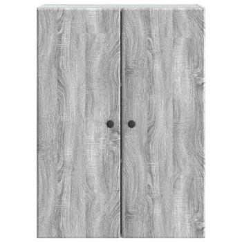 Wandschrank 66 x 34,5 x 90 cm Holzwerkstoff Sonoma-Grau