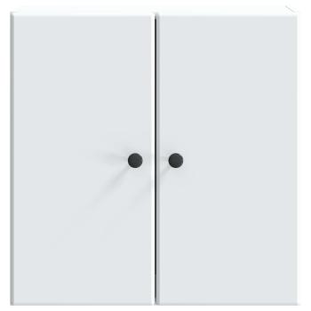 Wandschrank Weiß 59 x 31 x 60 cm Holzwerkstoff
