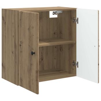 Wandschrank 59 x 31 x 60 cm Holzwerkstoff Artisan-Eiche