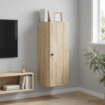 ARDEBO.de - Wandschrank 33 x 34,5 x 90 cm Holzwerkstoff Sonoma-Eiche