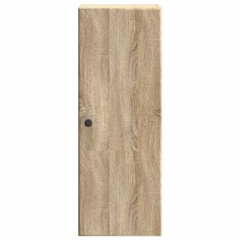 Wandschrank 33 x 34,5 x 90 cm Holzwerkstoff Sonoma-Eiche