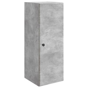 Wandschrank 33 x 34,5 x 90 cm Holzwerkstoff Betongrau