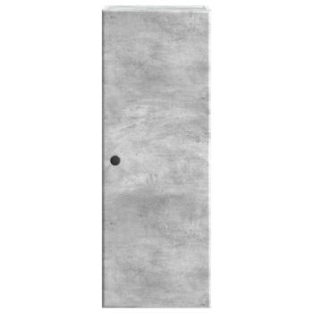 Wandschrank 33 x 34,5 x 90 cm Holzwerkstoff Betongrau