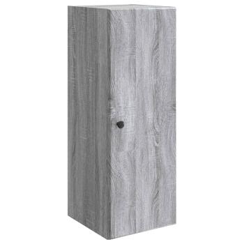 Wandschrank 33 x 34,5 x 90 cm Holzwerkstoff Sonoma-Grau