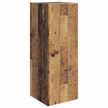 Wandschrank 33 x 34,5 x 90 cm Holzwerkstoff Altholz