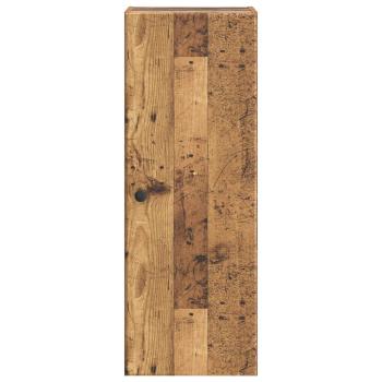 Wandschrank 33 x 34,5 x 90 cm Holzwerkstoff Altholz