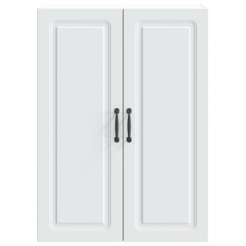 Wandschrank 66 x 34,5 x 90 cm Holzwerkstoff Weiß