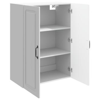 Wandschrank 66 x 34,5 x 90 cm Holzwerkstoff Hochglanz Weiß