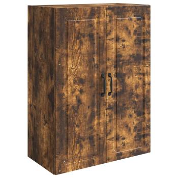 Wandschrank 66 x 34,5 x 90 cm Holzwerkstoff Räuchereiche