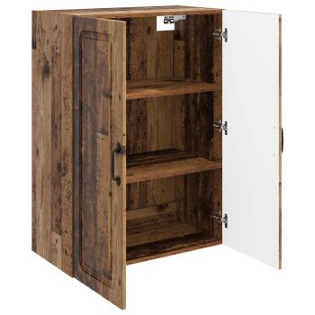 Wandschrank 66 x 34,5 x 90 cm Holzwerkstoff Altholz