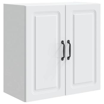 Wandschrank 59 x 31 x 60 cm Holzwerkstoff Weiß