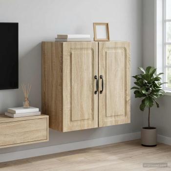 ARDEBO.de - Wandschrank 59 x 31 x 60 cm Holzwerkstoff Sonoma-Eiche