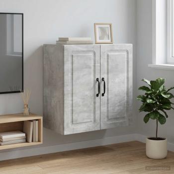 ARDEBO.de - Wandschrank 59 x 31 x 60 cm Holzwerkstoff Betongrau