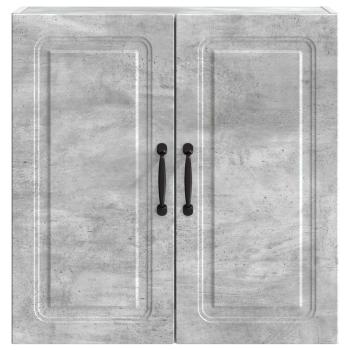 Wandschrank 59 x 31 x 60 cm Holzwerkstoff Betongrau