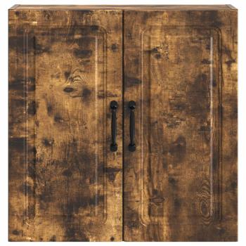 Wandschrank 59 x 31 x 60 cm Holzwerkstoff Räuchereiche