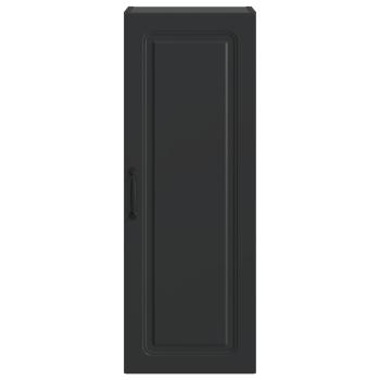 Wandschrank 33 x 34,5 x 90 cm Holzwerkstoff Schwarz