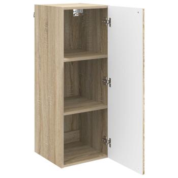 Wandschrank 33 x 34,5 x 90 cm Holzwerkstoff Sonoma-Eiche