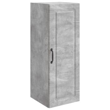 Wandschrank 33 x 34,5 x 90 cm Holzwerkstoff Betongrau