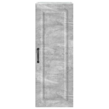 Wandschrank 33 x 34,5 x 90 cm Holzwerkstoff Betongrau