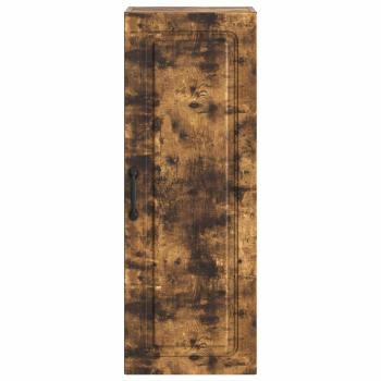 Wandschrank 33 x 34,5 x 90 cm Holzwerkstoff Räuchereiche
