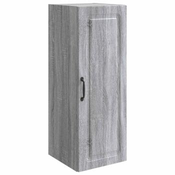 Wandschrank 33 x 34,5 x 90 cm Holzwerkstoff Sonoma-Grau