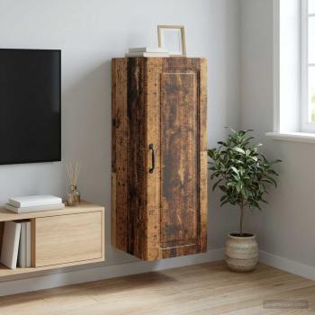 ARDEBO.de - Wandschrank 33 x 34,5 x 90 cm Holzwerkstoff Altholz