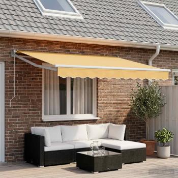 ARDEBO.de - Ersatzbespannung für Markise 3 x 2,5 m Sand Polyester