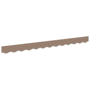 Ersatzvolant für Markise für 5 m Taupe Polyester