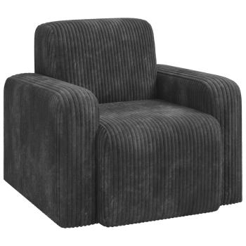 Sessel Dunkelgrau Cord
